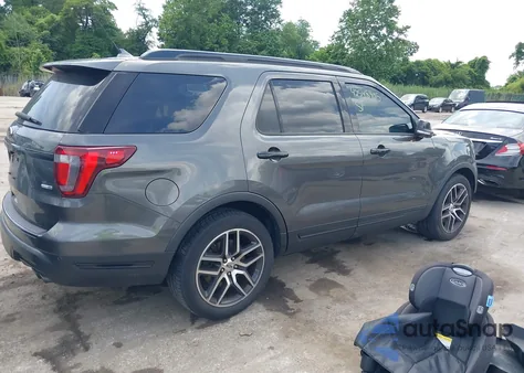 2018 Ford Explorer Sport из США, поврежденный, VIN 1FM5K8GT3JGC47533